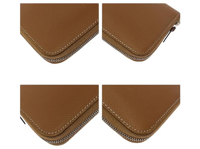 Cartera Larga Azap de Hermès Castaño Dorado - vista 3