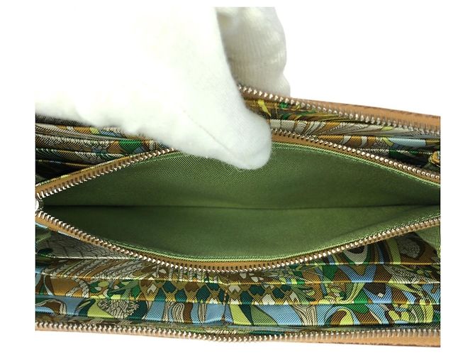 Cartera Larga Azap de Hermès Castaño Dorado - vista 8