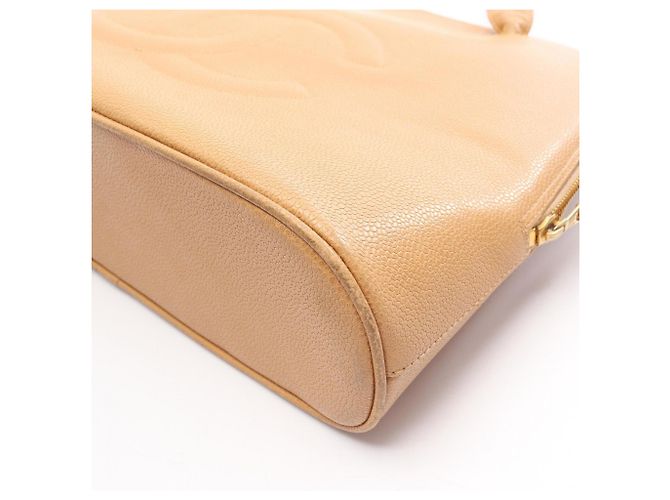 Borsa tote beige Chanel Coco Mark - vista 10