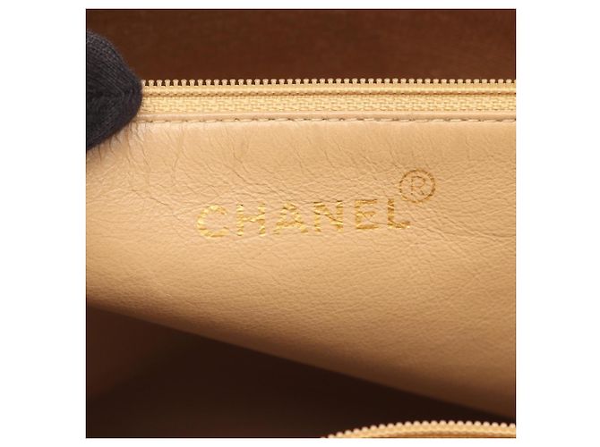 Borsa tote beige Chanel Coco Mark - vista 4