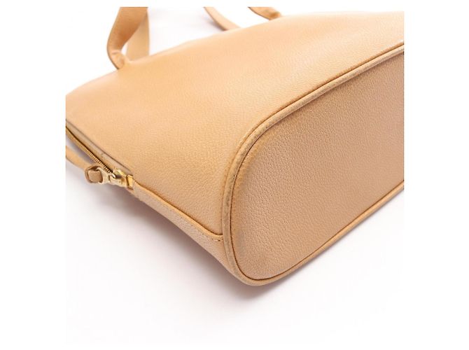 Borsa tote beige Chanel Coco Mark - vista 9