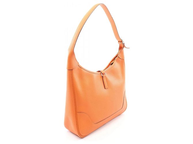 Hermès Borsa a spalla in pelle arancione Hermes Trim 31 - vista 2