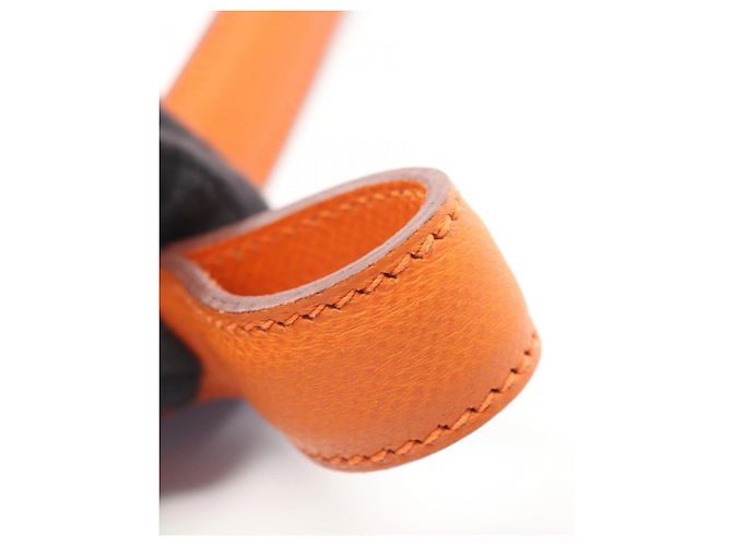 Hermès Borsa a spalla in pelle arancione Hermes Trim 31 - vista 7