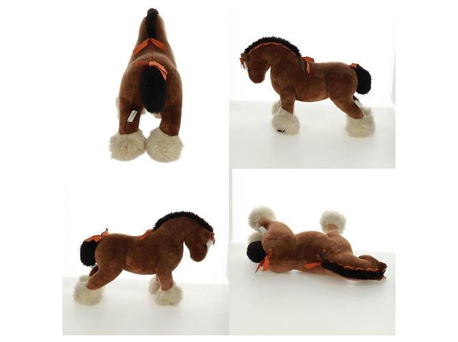 Hermès Plüschhund Elmy PM Braun - Ansicht 3