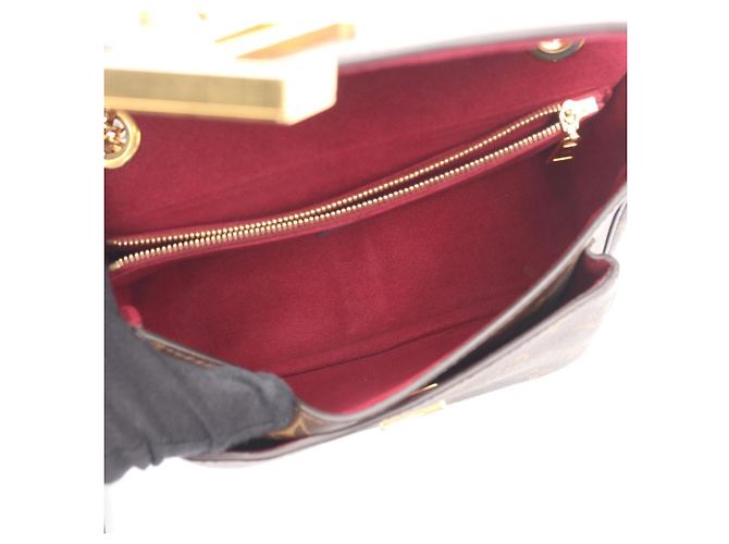 Borsa a Spalla Passy Louis Vuitton Marrone Nero - vista 3