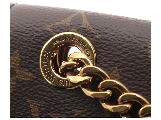 Borsa a Spalla Passy Louis Vuitton Marrone Nero - vista 8