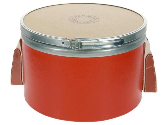 Hermès Hermes Saddle Box Accessory Case Orange - view 2