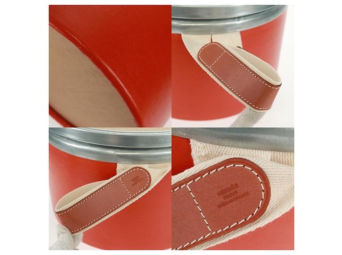Hermès Hermes Saddle Box Accessory Case Orange - view 5