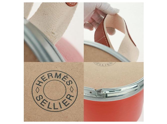 Hermès Hermes Saddle Box Accessory Case Orange - view 6