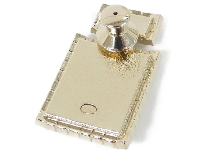 Spilla in cristallo bianco e oro Chanel D'oro - vista 2