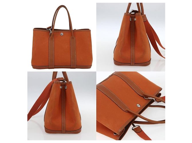 Hermès Hermes Garden Party Tpm Handbag Orange - view 3