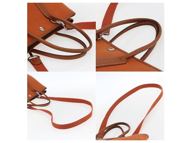 Hermès Hermes Garden Party Tpm Handbag Orange - view 4