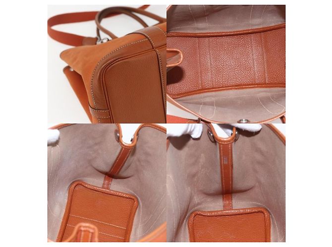 Hermès Hermes Garden Party Tpm Handbag Orange - view 6