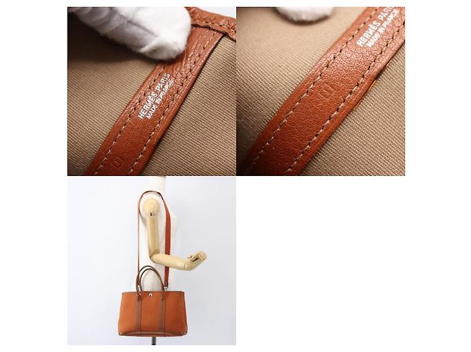 Hermès Hermes Garden Party Tpm Handbag Orange - view 7