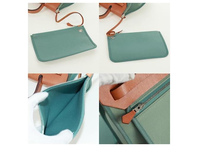 Borsa Hermès Herbag Zip PM Verde - vista 7