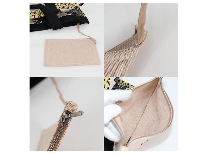 Hermès Animal Pattern Cabasado Plage Boston Tasche Beige - Ansicht 7
