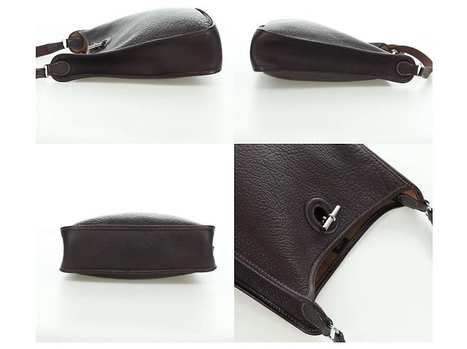 Borsa a Spalla Vespa Hermès Marrone - vista 3