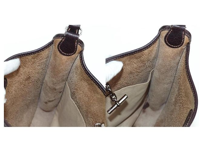 Borsa a Spalla Vespa Hermès Marrone - vista 7