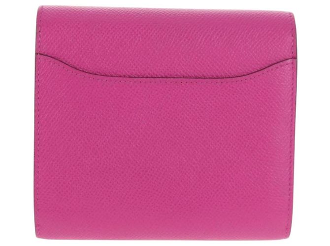 Hermès Portafoglio Compatto Constance Hermes Rosa - vista 2