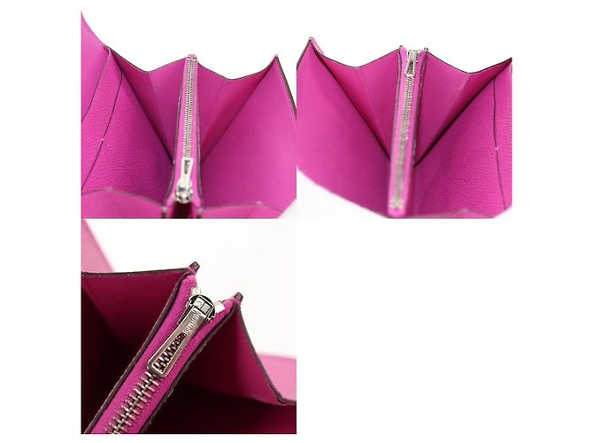 Hermès Portafoglio Compatto Constance Hermes Rosa - vista 8