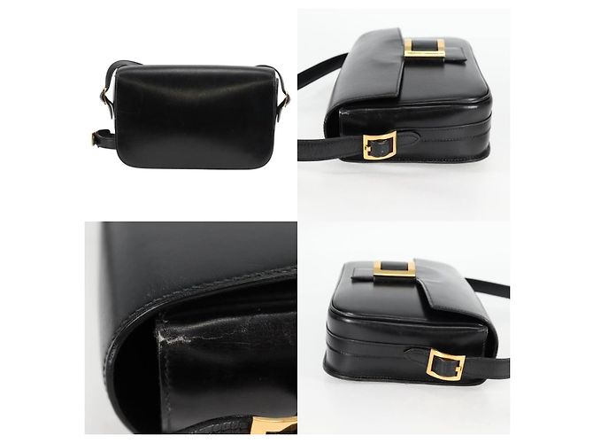 Borsa a Spalla Martine Verde di Hermès Nero - vista 3