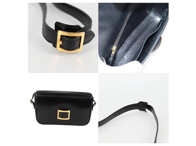 Borsa a Spalla Martine Verde di Hermès Nero - vista 5