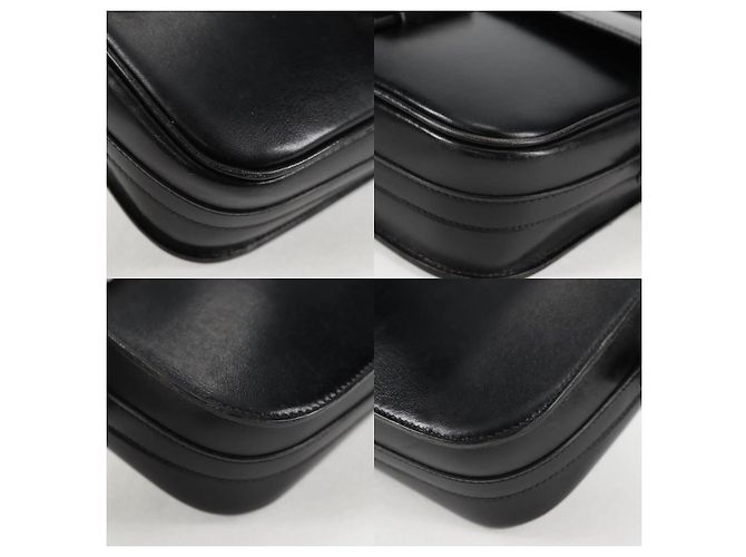 Borsa a Spalla Martine Verde di Hermès Nero - vista 6