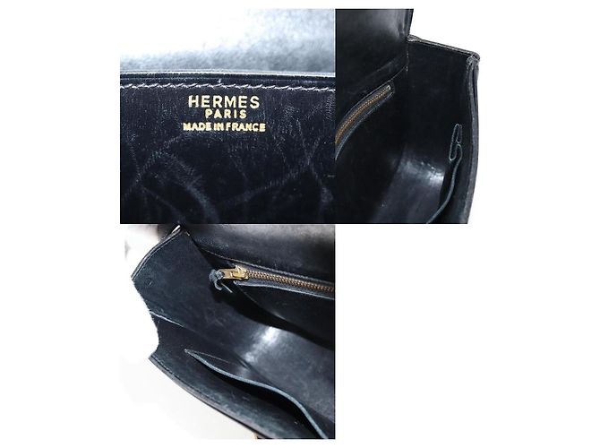 Borsa a Spalla Martine Verde di Hermès Nero - vista 8