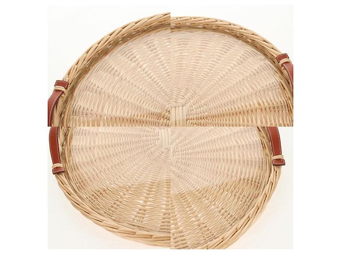 Pochette Accessorio in Legno Beige Ozre di Hermès - vista 4