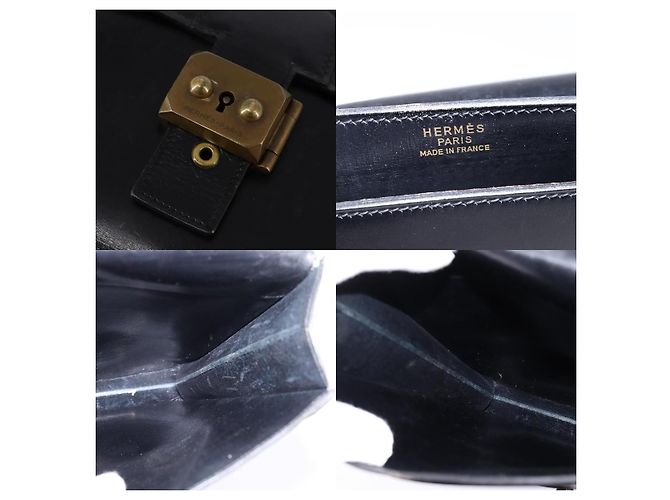 Borsa a Spalla Adepeche di Hermès Nero - vista 7