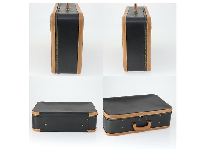 Baule in pelle nera Hermès Nero - vista 3