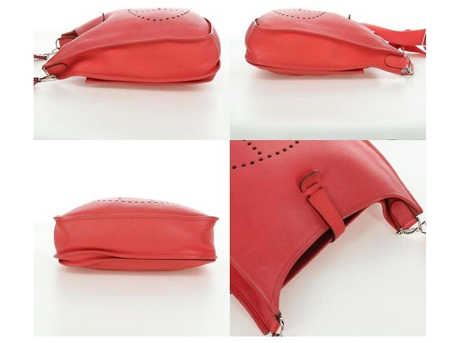Borsa a Spalla Hermès Evelyn GM Rosa - vista 3
