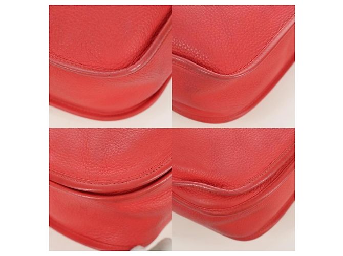 Borsa a Spalla Hermès Evelyn GM Rosa - vista 6