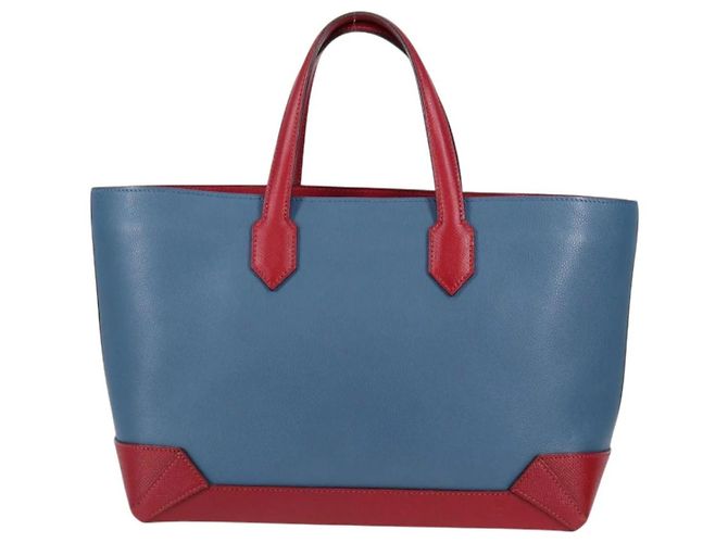 Hermès Hermes Maxi Box Cabas 30 Handtasche Blau - Ansicht 2