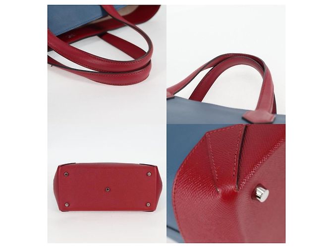 Hermès Hermes Maxi Box Cabas 30 Handtasche Blau - Ansicht 4