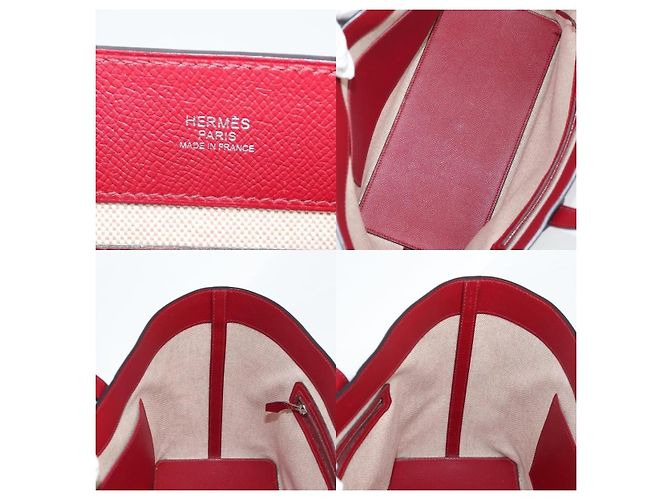 Hermès Hermes Maxi Box Cabas 30 Handtasche Blau - Ansicht 6