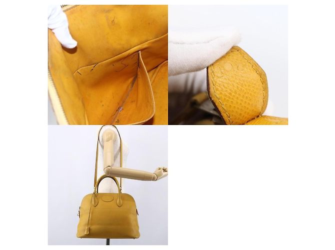 Borsa Hermès Bolide 31 Giallo - vista 8