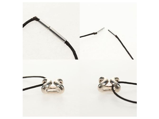 Collana Hermès Lima Argentata Metallo Argento - vista 5