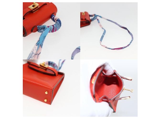 Charm per borsa Twilly Micro Kelly di Hermès Arancione - vista 4