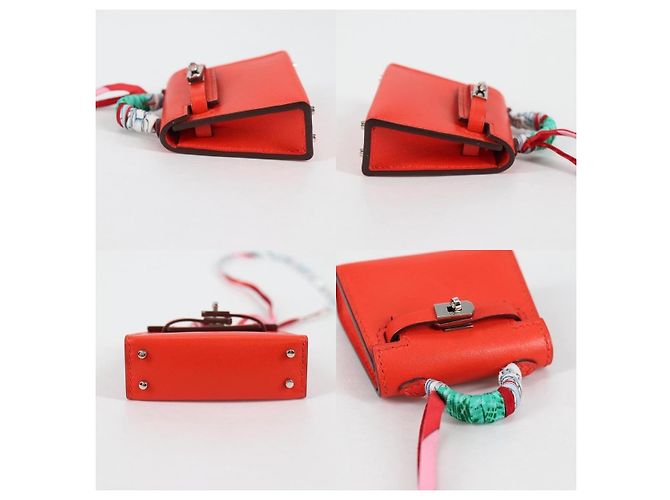 Charm per Borsa Hermès Kelly Arancione - vista 3