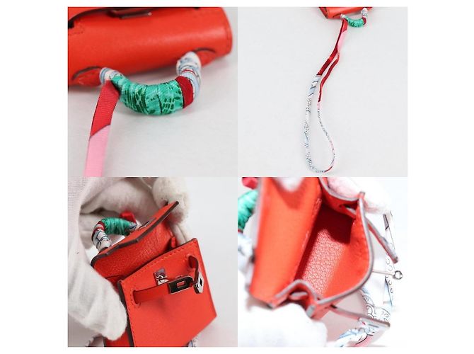 Charm per Borsa Hermès Kelly Arancione - vista 4