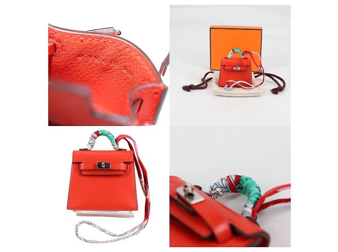 Charm per Borsa Hermès Kelly Arancione - vista 5