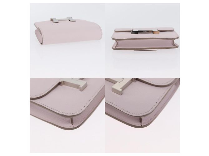 Hermès Billetera Slim Constance Hermes Rosa - vista 4