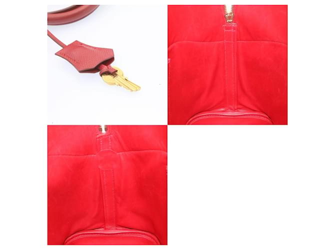 Borsa Hermès Bolide 37 Rosso - vista 7