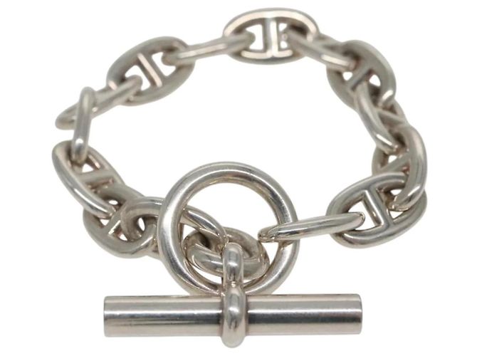 Hermès Bracciale Chaine D'ancre MM Hermes Ag925 14 Anelli Argento - vista 2