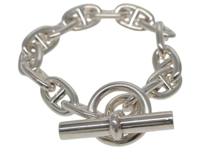 Hermès Pulsera Chaine D'ancre MM Hermes Plata - vista 2