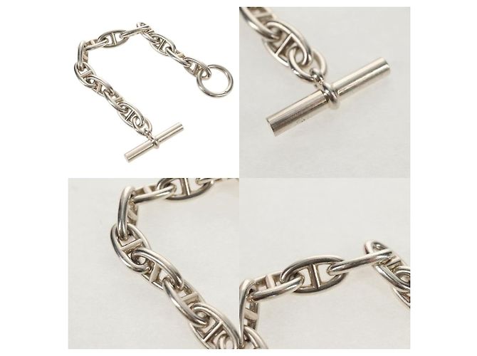 Hermès Bracciale Chaine D'ancre GM Hermes Ag925 12 Link Argento - vista 3