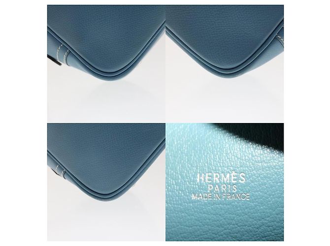 Hermès Birkin Handtasche Blau - Ansicht 6