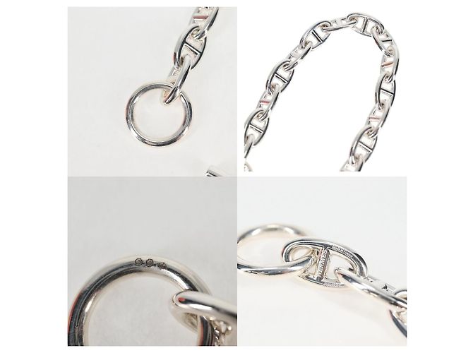 Hermès Bracciale Chaine D'ancre GM Hermes Ag925 15 Link Argento - vista 3
