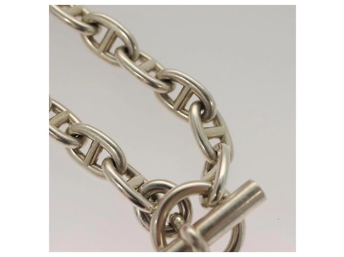 Bracciale MM Chêne Dunkle di Hermès Argento - vista 2